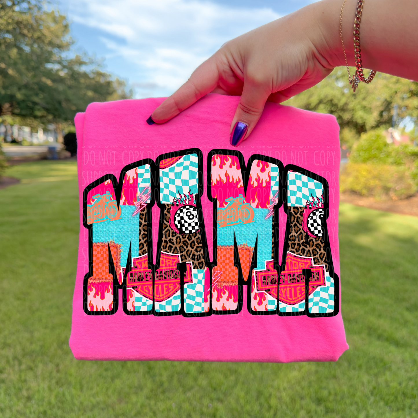 HD mama orange/pink