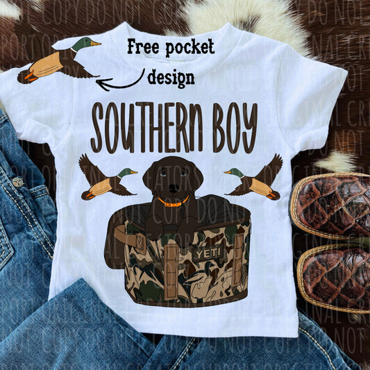 Southern boy chocolate lab