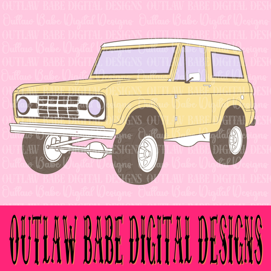 Yellow bronco