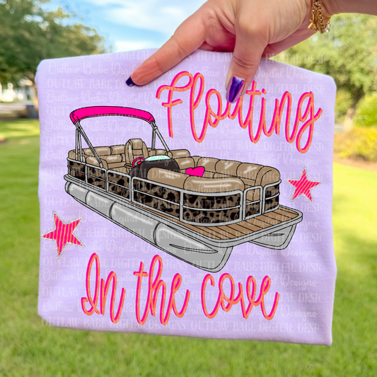 Floating on the cove