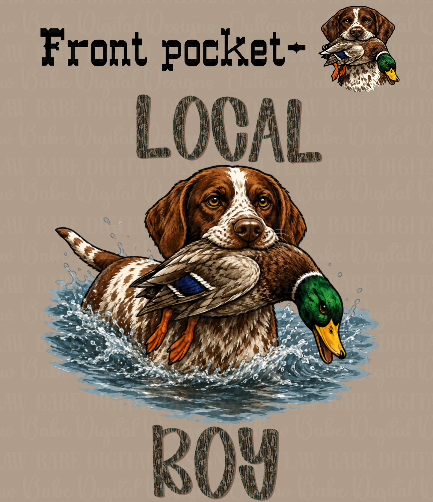 Local boy bottomland