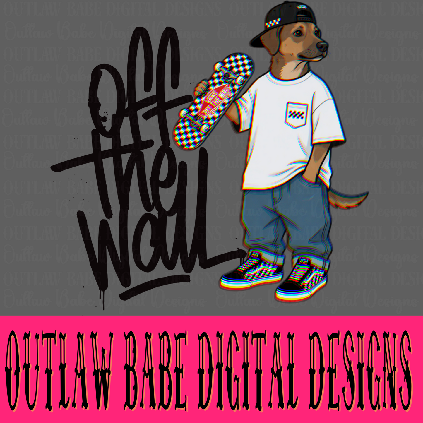 Off the wall doggie