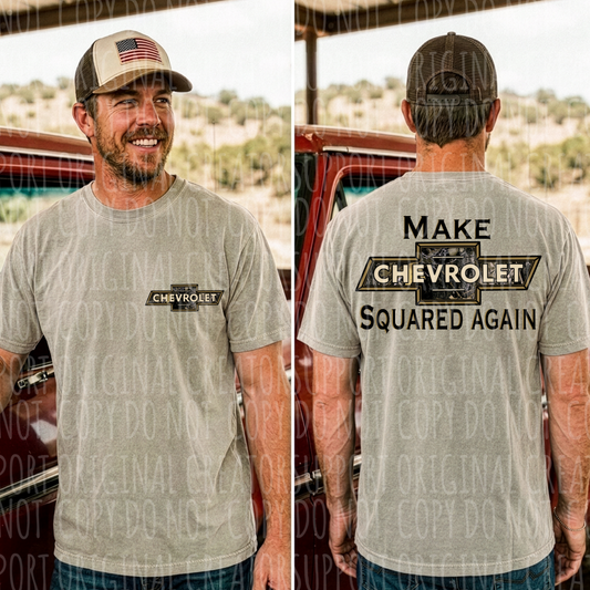 Make Chevy squared again front&back