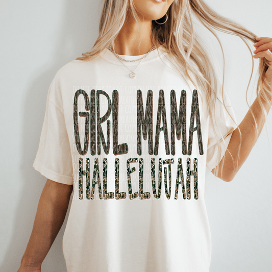 Girl mama camo hallelujah