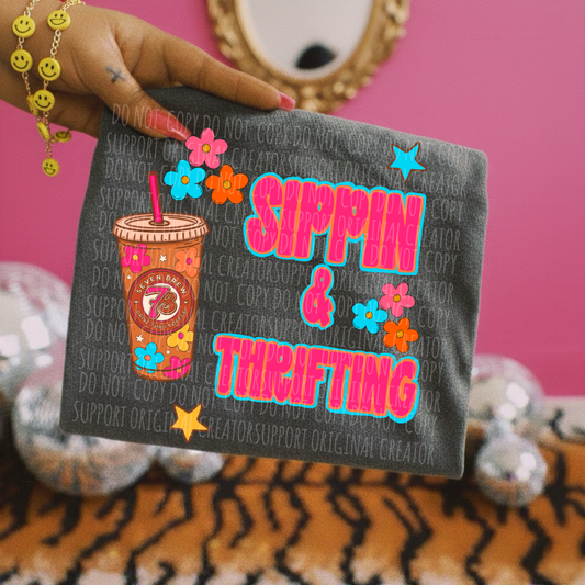 Sippin & Thrifting